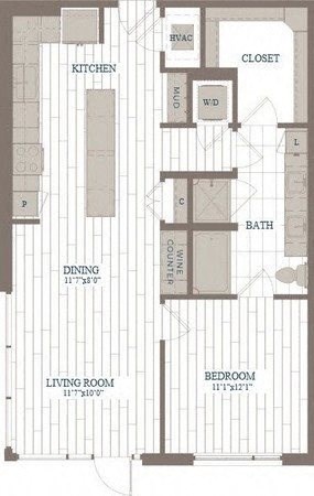 The Hudson Plaza Floor Plan